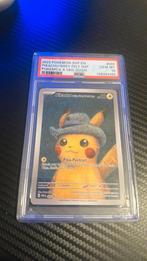 Pikachu Grijze Vilten Hoed PSA 10 GEM MT Pokémon Kaart, Ophalen of Verzenden, Nieuw, Losse kaart