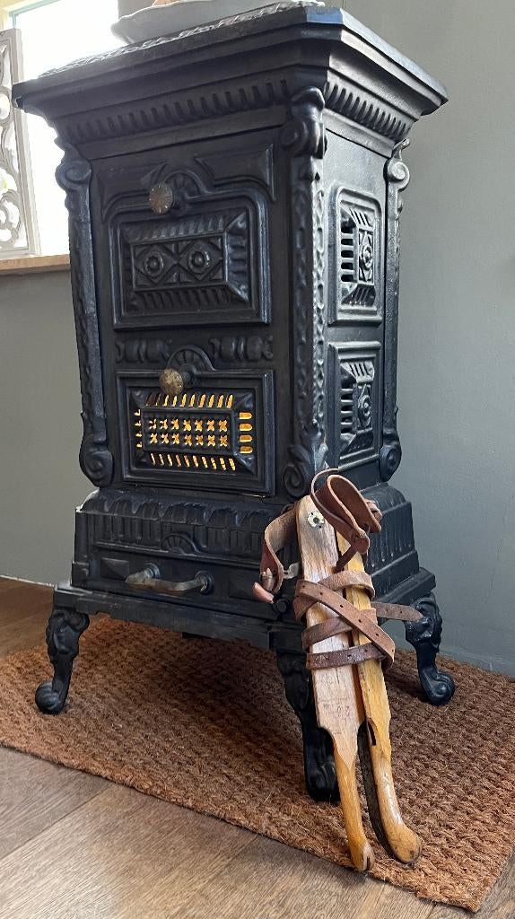 Antieke schaatsen, paar A, Antiek en Kunst, Curiosa en Brocante, Ophalen of Verzenden