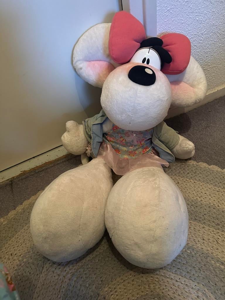 XXL Diddlina knuffel - Grote Diddl knuffel, Ophalen, Diddlina, Gebruikt, Knuffel