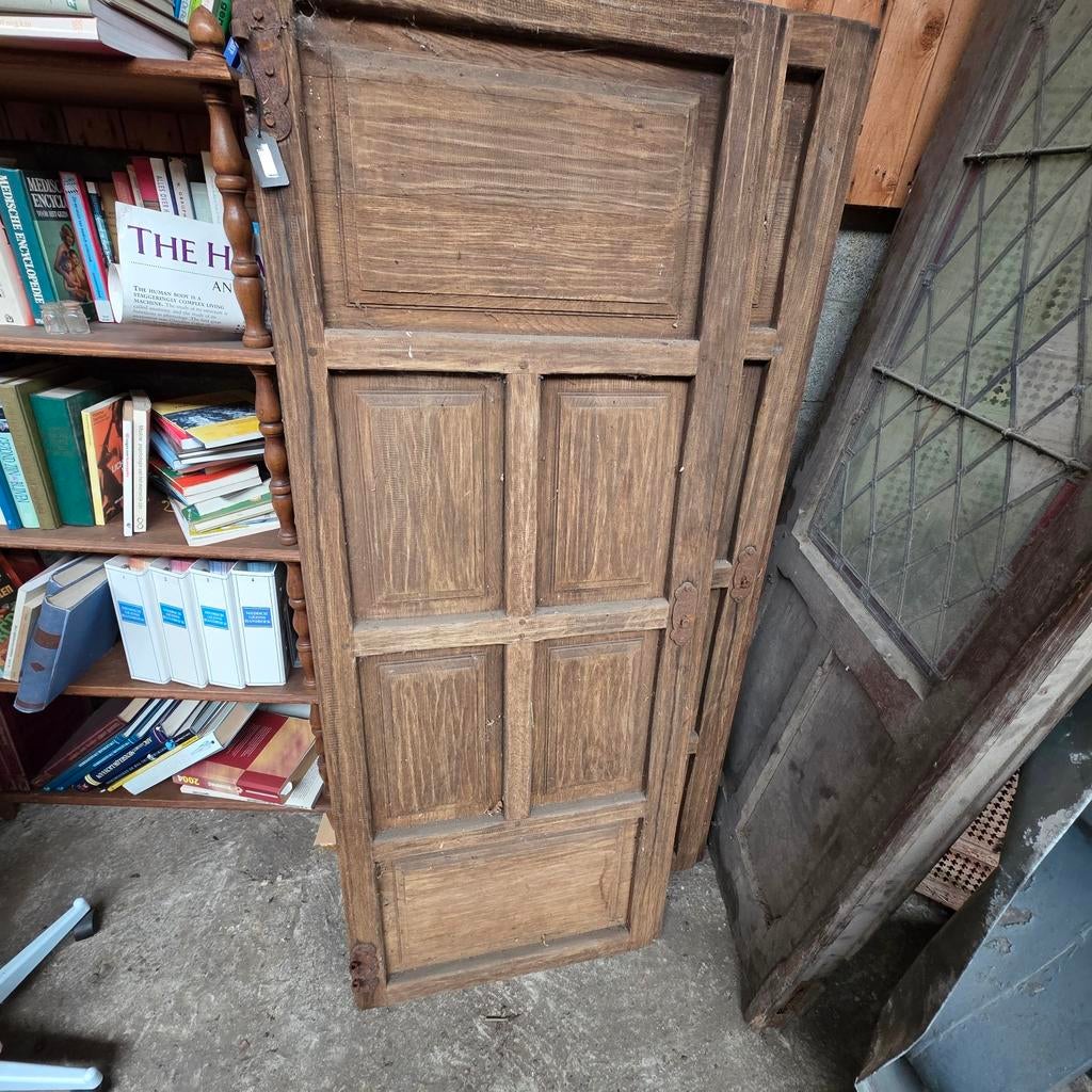 4 oud houten raamluiken met origineel beslag., Ophalen, Gebruikt