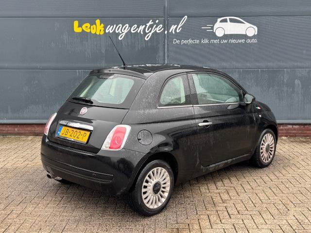 Fiat 500 1.2 Lounge *pano *airco *bluetooth *lichtm. velgen, Voorwielaandrijving, Euro 5, Stof, Gebruikt