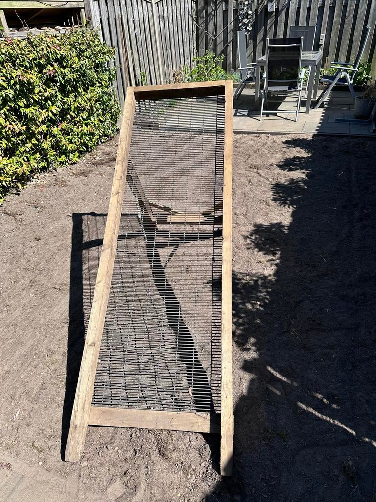 Grond/gras zeef - Stevige zeef voor tuin en grondwerk, Ophalen, Gebruikt