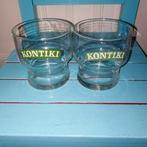 Kontiki likeur glaasjes set van 2, Ophalen, Glas of Glazen, Gebruikt, Glas