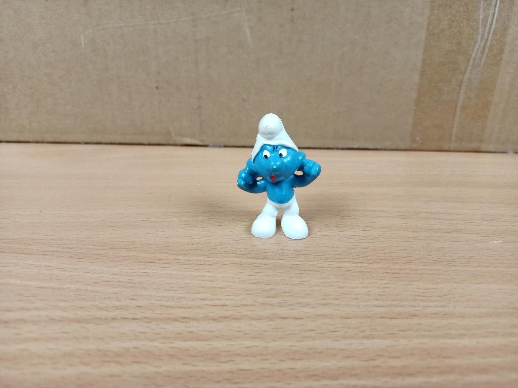 niets horende smurf - vintage Peyo Schleich, Ophalen, Gebruikt, Overige Smurfen, Poppetje, Figuurtje of Knuffel