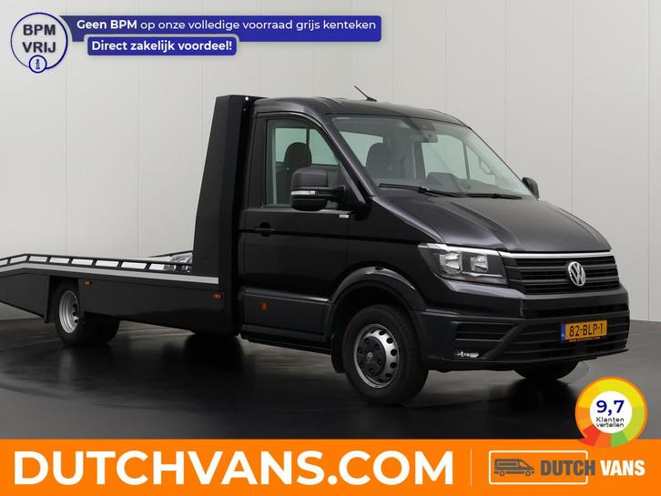 Volkswagen Crafter 2.0TDi 177PK Tijhof Oprijwagen | 3500Kg T, Auto's, Bestelauto's, Te koop, ABS, Airconditioning, Boordcomputer