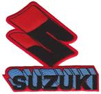 Suzuki stoffen opstrijk patch embleem #12, Motoren, Ophalen of Verzenden, Nieuw