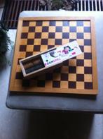 Damboord hout met damstenen compleet, Ophalen, Zo goed als nieuw