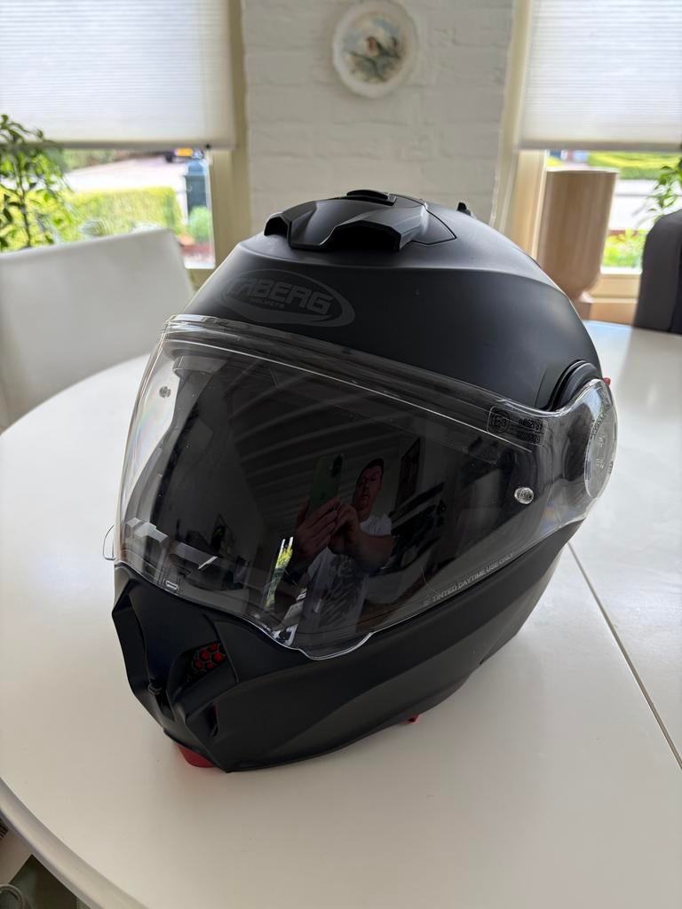 Caberg Duke Evo systeemhelm, XL (61-62), Motoren, Kleding | Motorhelmen, Systeemhelm, Heren, XL, Ophalen of Verzenden