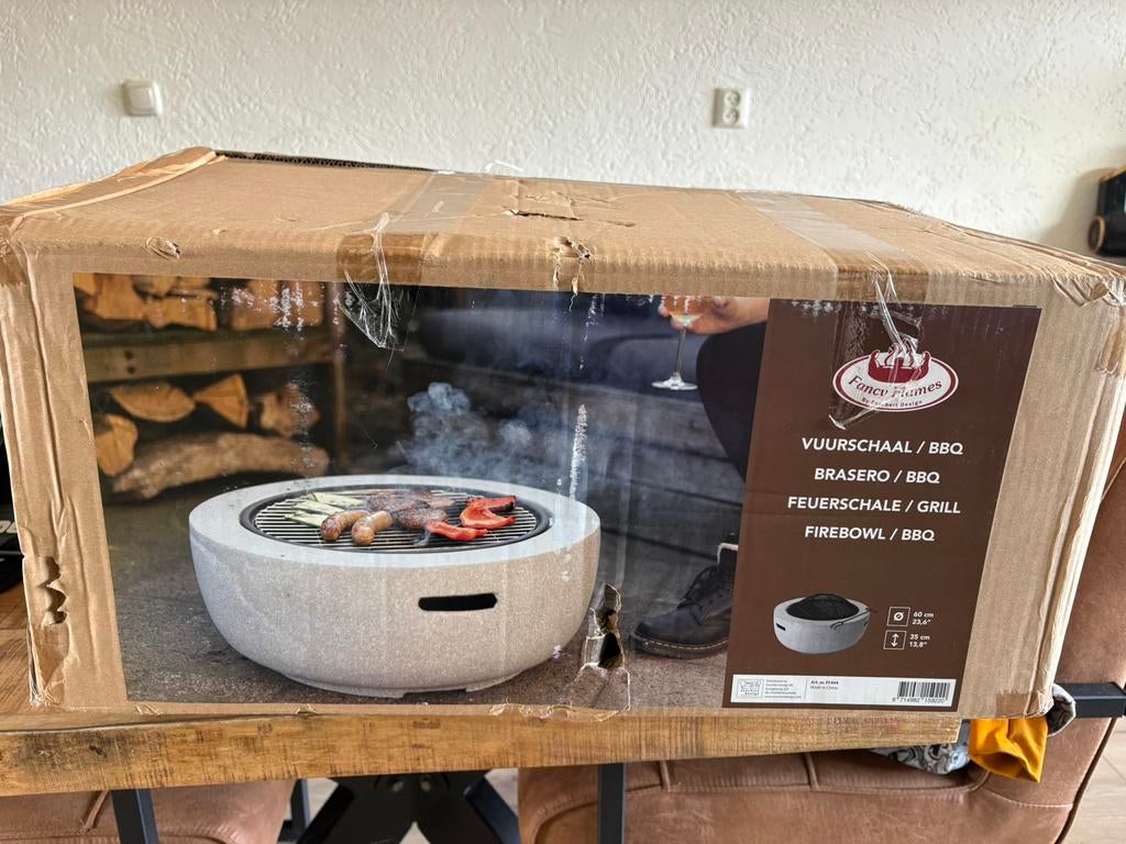 Vuurschaal bbq, Ophalen of Verzenden, Nieuw