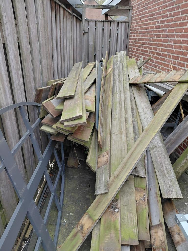 Schuttinghout gratis op te halen, Tuin en Terras, Minder dan 3 m³, Ophalen of Verzenden