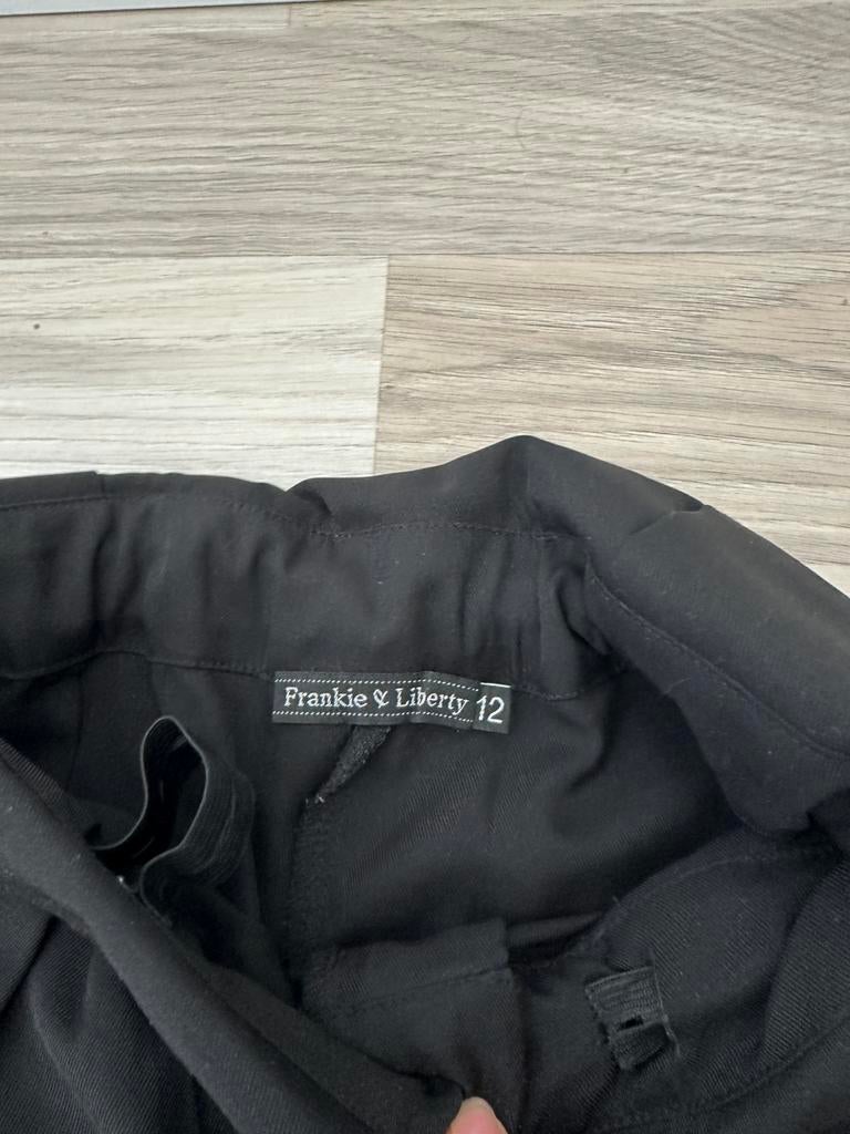 Broek, Ophalen of Verzenden, Zo goed als nieuw, Zwart, Lang