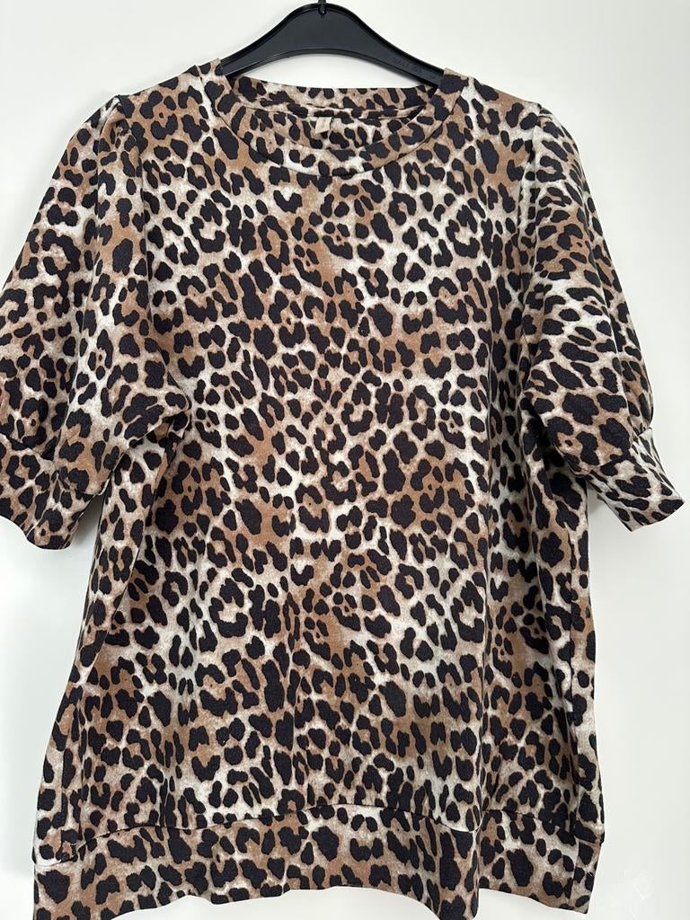 Panterprint shirt maat M SoyaConsept, Ophalen of Verzenden, Gedragen, Bruin
