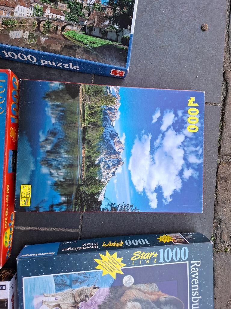 puzzels, Hobby en Vrije tijd, Denksport en Puzzels, Ophalen, 500 t/m 1500 stukjes, Gebruikt, Legpuzzel