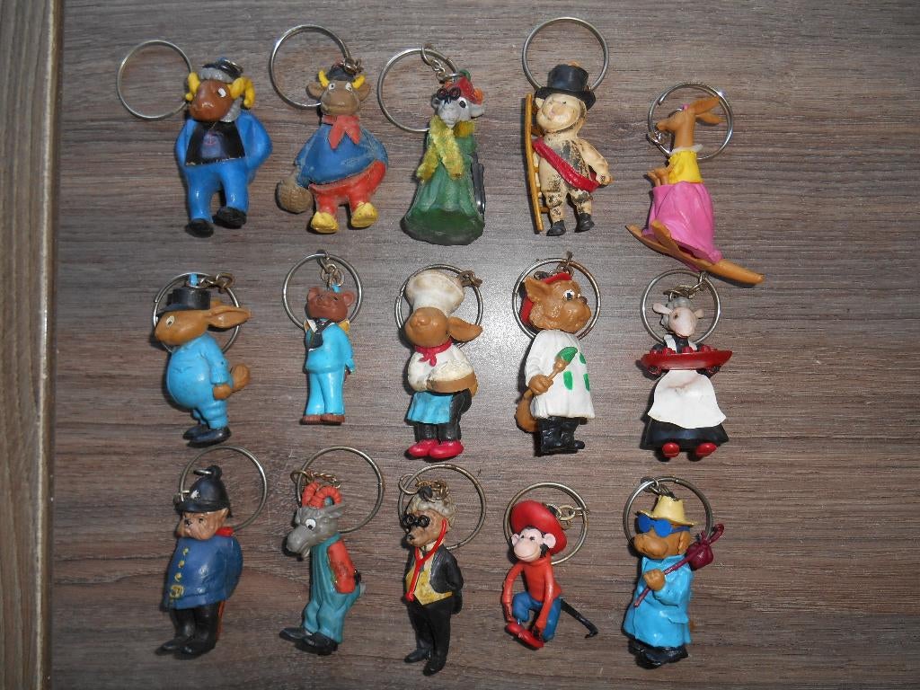 Flipje en zijn vrienden betuwe Tiel 1,50 euro per stuk Lezen, Ophalen of Verzenden, Overige figuren, Gebruikt, Beeldje of Figuurtje