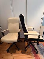 Twee IKEA bureaustoelen - MILLBERGET Murum beige, Ophalen, Gebruikt, Beige, Bureaustoel