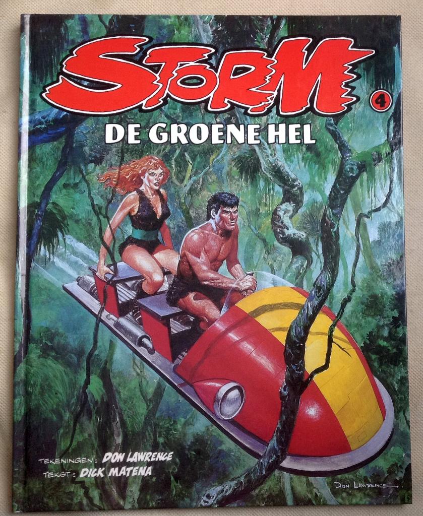 Storm De Groene Hel Don Lawrence Dick Matena, Eén stripboek, Verzenden, Zo goed als nieuw, Don Lawrence Dick Matena