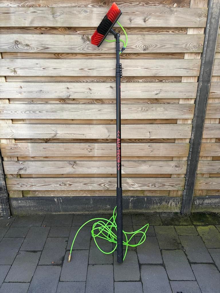 Telescopische Ramenborstel, Huis en Inrichting, Schoonmaakartikelen, Ophalen, Bezem of Borstel