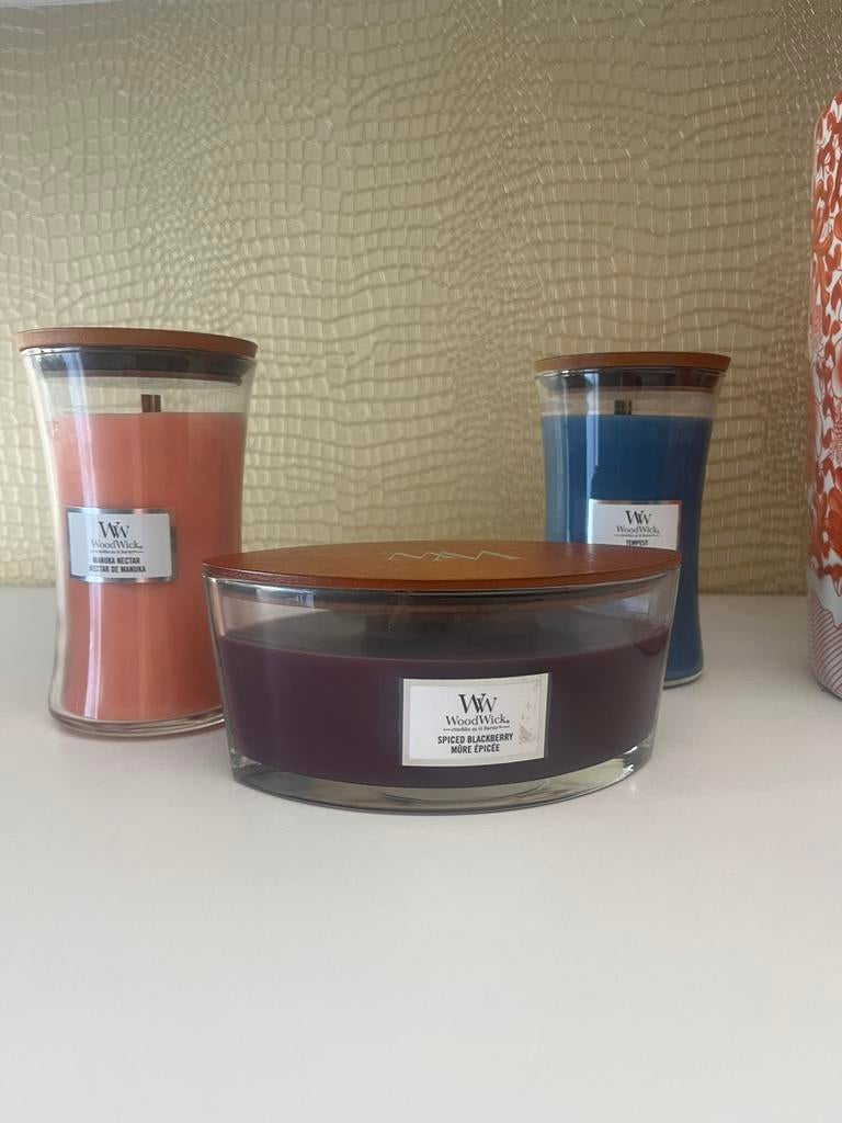 Woodwick, Ophalen of Verzenden, Zo goed als nieuw, Overige materialen, Minder dan 25 cm