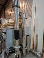 Dubbelwandige kachelpijp Bofill 175 mm, Ophalen of Verzenden, Gebruikt, Vrijstaande haard, Houthaard