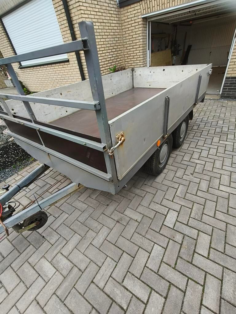 Plateauwagen met kenteken 280x150, Ophalen