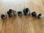 Mooie vintage beeldjes van een familie wilde eenden, Ophalen of Verzenden, Gebruikt, Dier