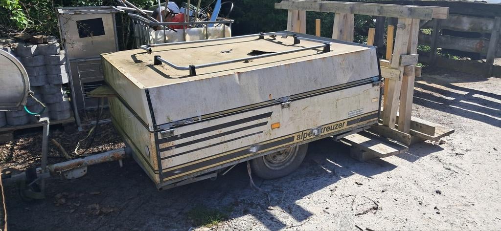 Onderstel enkel as (tot 750 kg) voor verschillende doeleinde, Ophalen, Gebruikt