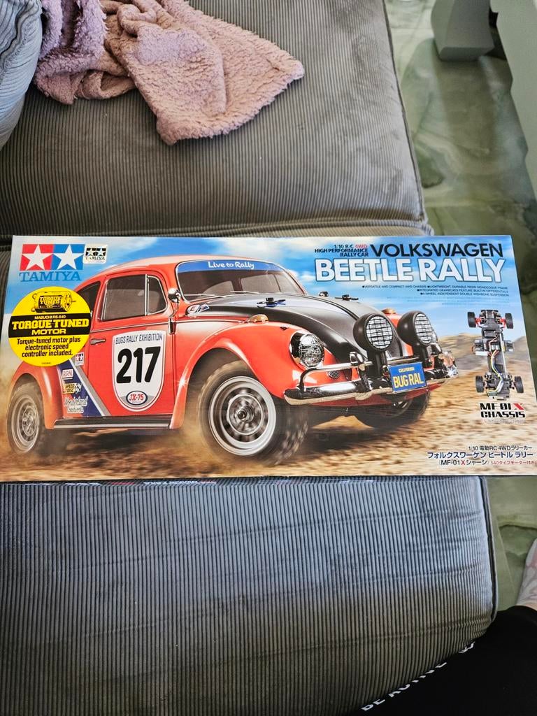Volkswagen beetle rally, Ophalen of Verzenden, Nieuw, Groter dan 1:32, Auto