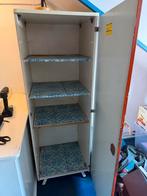 Vintage Werkplaatskast met Slot, Ophalen, Met plank(en), Gebruikt, 50 tot 100 cm