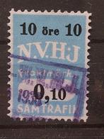 Zweden spoorweg pakketzegel N.V.H.J. 10 öre, Ophalen of Verzenden, Zweden, Gestempeld