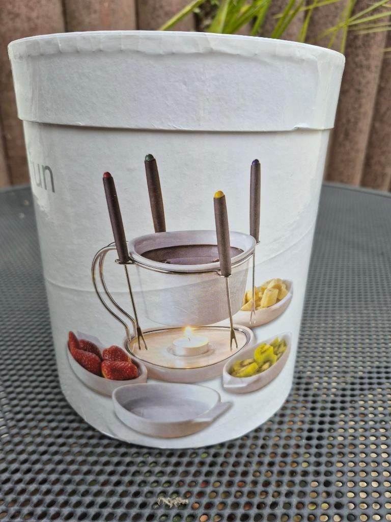 Nieuwe chocofun fondueset, Ophalen of Verzenden, Nieuw, Brander, Fondueset