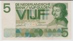 5 gulden 1966 invulserie/Z serie, Postzegels en Munten, Ophalen of Verzenden, 5 gulden, Los biljet