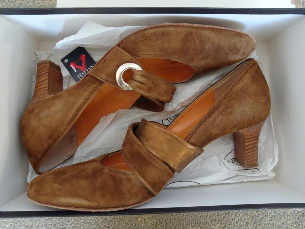 LEREN SCHOENEN VAN NALINI MAAT 38, Bruin, Overige typen, Ophalen of Verzenden, Zo goed als nieuw