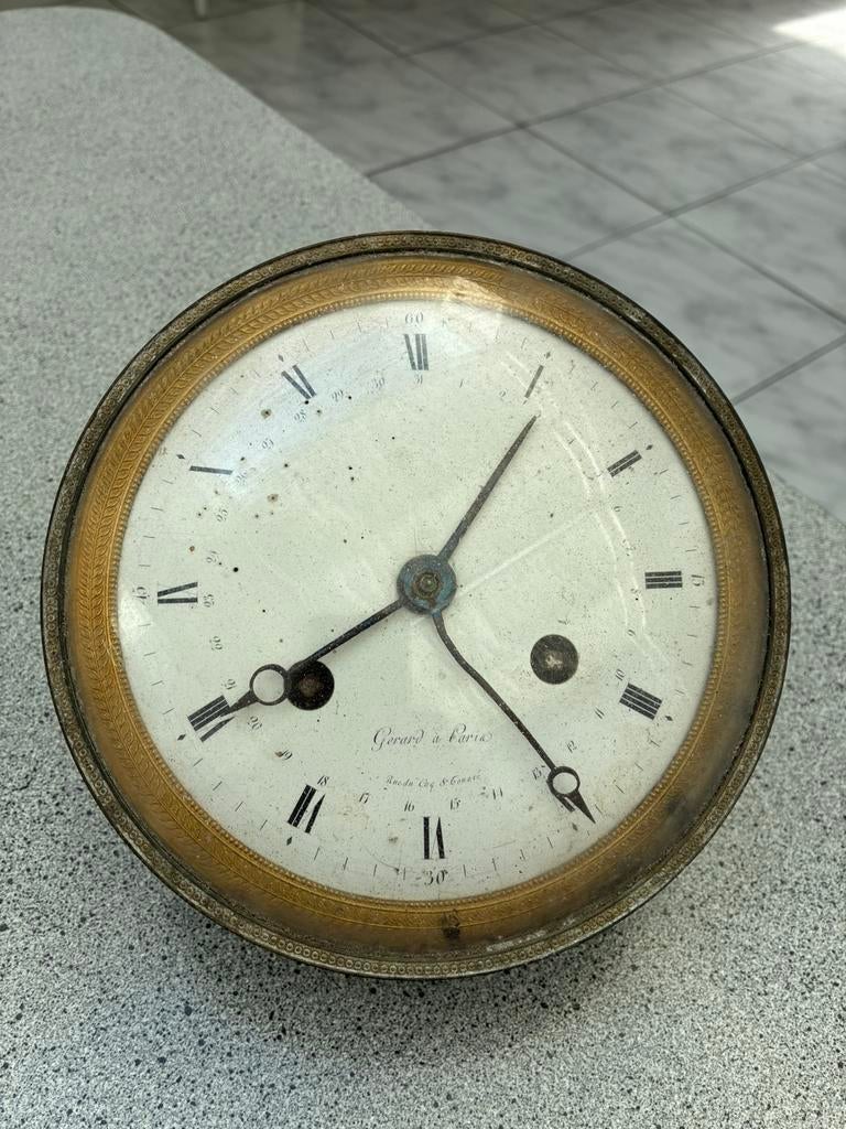 Antiek Frans schaargang uurwerk, Ophalen of Verzenden