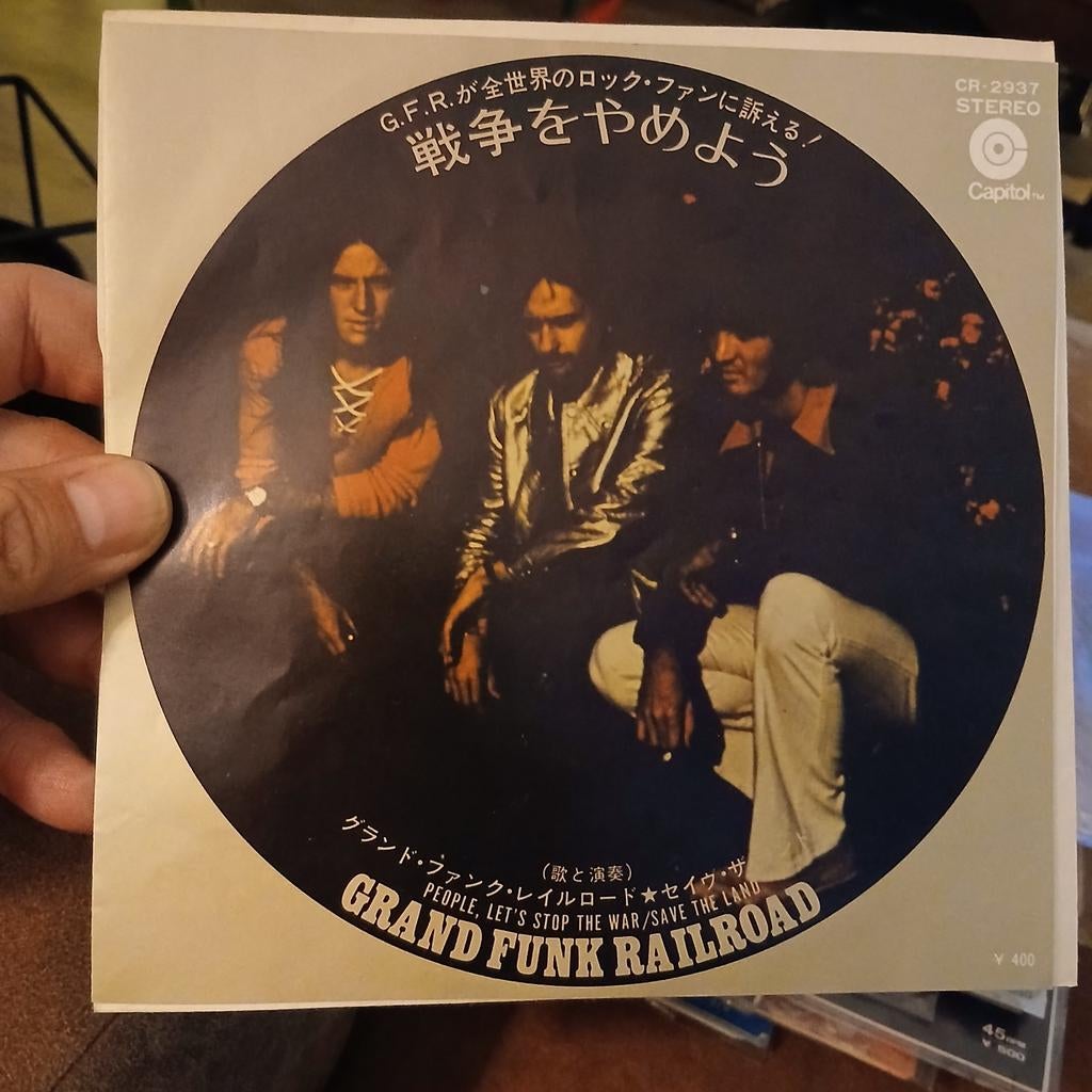 Grand Funk Railroad - People, Let's Stop The War (Japan), Cd's en Dvd's, Vinyl Singles, 7 inch, Single, Ophalen of Verzenden, Zo goed als nieuw