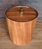 Vintage teakhouten ijsemmer, Ophalen of Verzenden