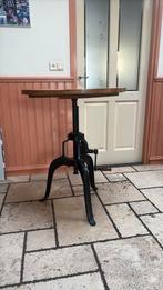 Statafel Industrieel Gietijzer - Hoogte Verstelbaar 70-90cm, Ophalen, In hoogte verstelbaar, Gebruikt