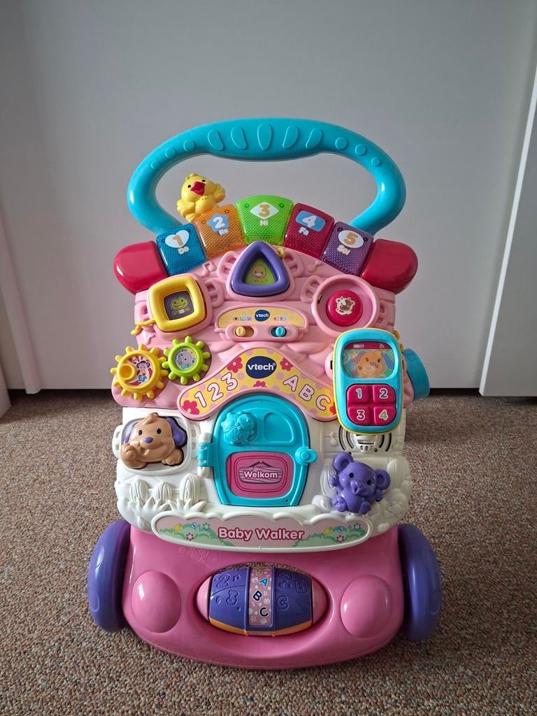 Vtech baby Walker 2 in 1 met afneembare activiteiten bord., Ophalen, Zo goed als nieuw, 6 maanden tot 2 jaar