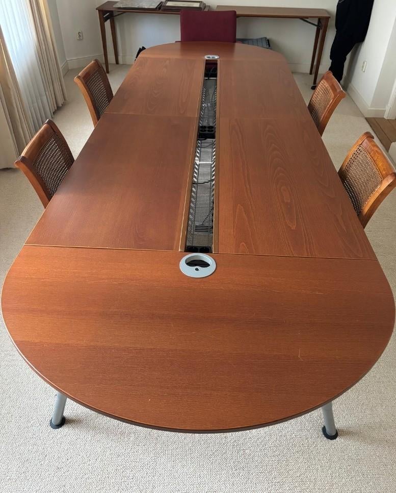 Vergadertafel, Huis en Inrichting, Ophalen, 100 tot 150 cm, 200 cm of meer, Zo goed als nieuw