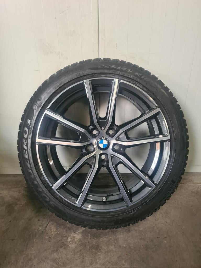 18' BMW 3 4 Serie Styling 780 met winterbanden Origineel, 18 inch, Banden en Velgen, Personenwagen, 225 mm