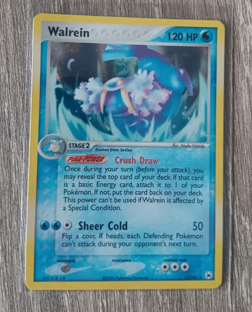 Walrein holo EX Hidden Legends, Ophalen of Verzenden, Zo goed als nieuw