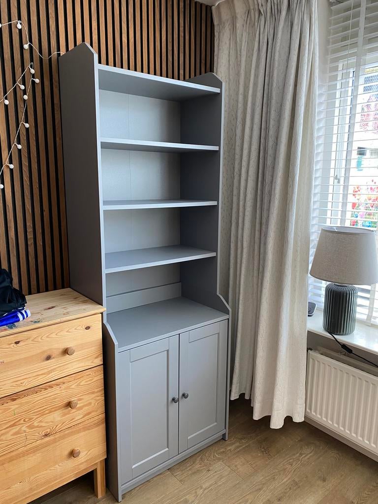 Boekenkast, Ophalen, Met deur(en), 200 cm of meer, Klassiek