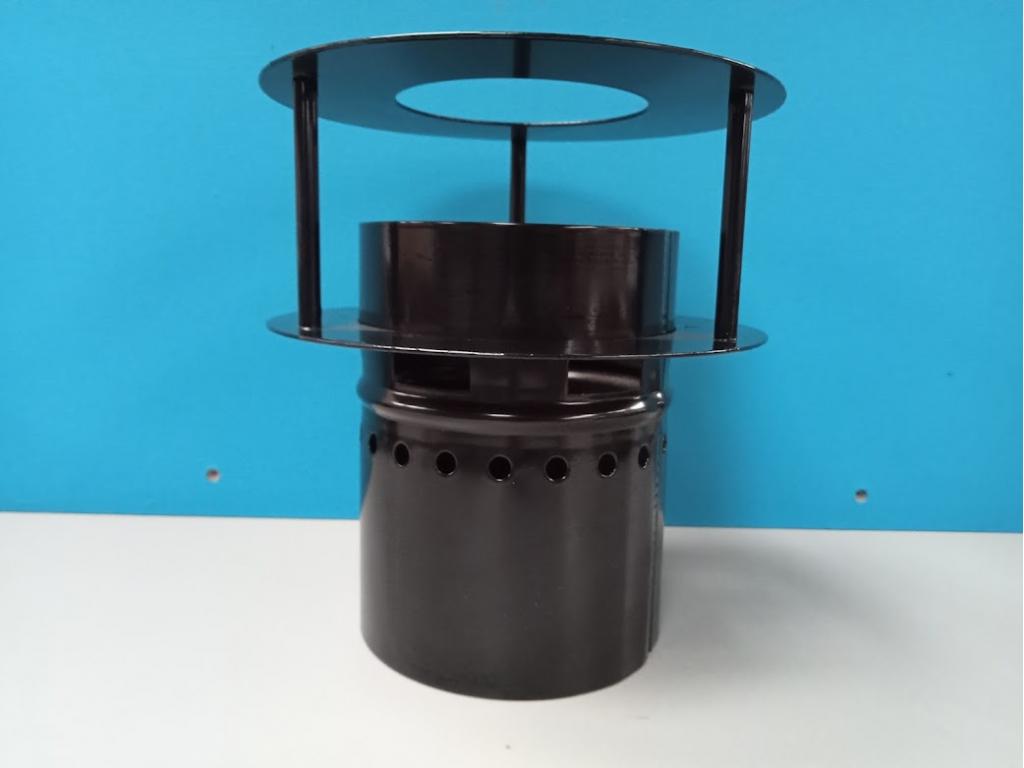 Afvoerkap 130 Agpo Ferroli Optifor Ral 7021 art.nr: 2410015, Doe-het-zelf en Verbouw, Niet ingevuld, Cv-ketel of Combi-ketel, Niet ingevuld