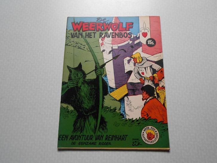ridder reinhart 2 De weerwolf van het Ravenbos 1958 1 st dru, Boeken, Stripboeken, Nieuw, Eén stripboek, Ophalen of Verzenden