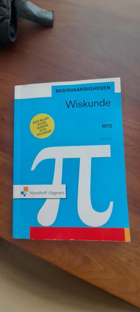 Wiskundeboek basisvaardigheden HTO, Wiskunde A, Ophalen of Verzenden, Zo goed als nieuw, Noordhoff Uitgevers