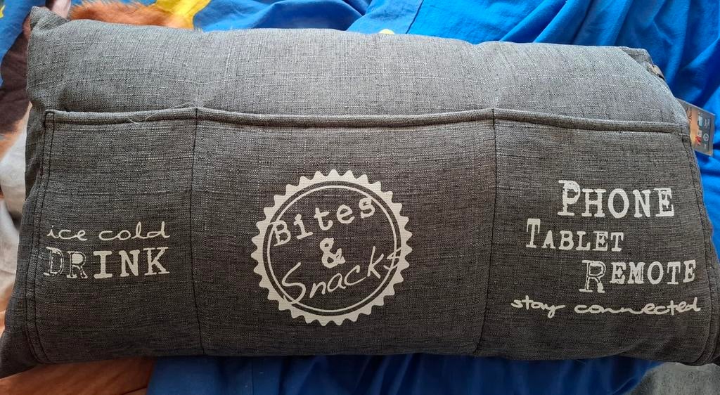 Kussen, Ophalen of Verzenden, Nieuw, Grijs, Rechthoekig