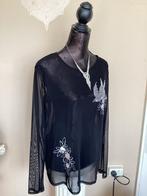 Zwarte blouse XL, Ophalen of Verzenden, Zo goed als nieuw, Maat 46/48 (XL) of groter, Zwart