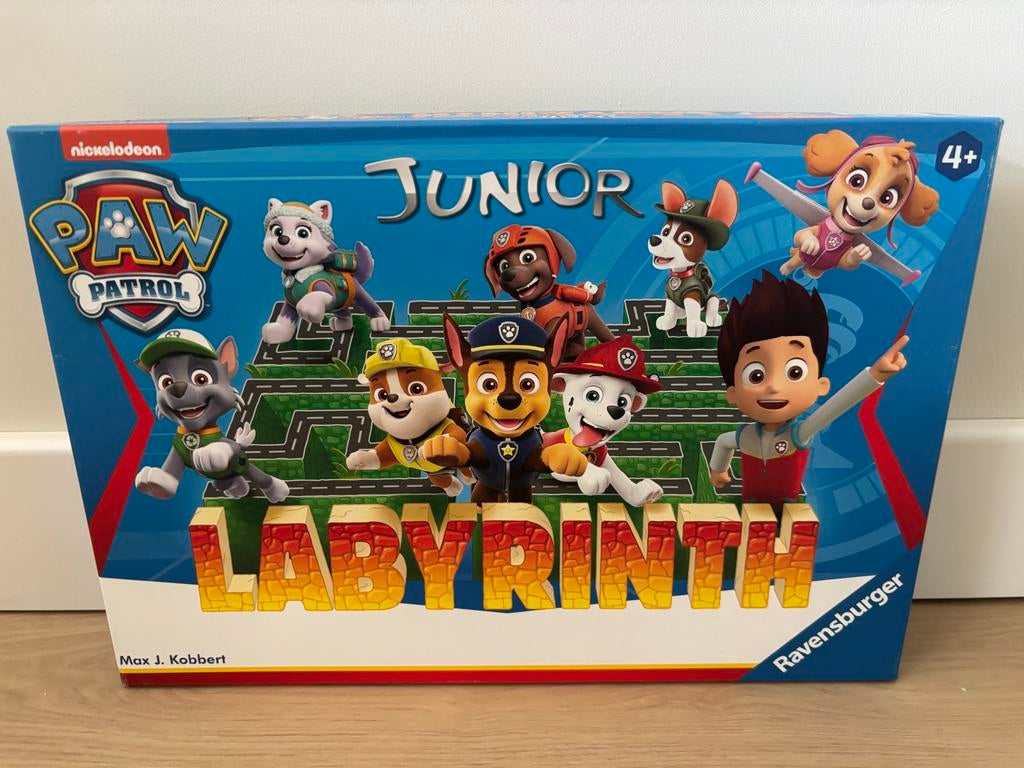 Paw Patrol Junior Labyrinth bordspel Ravensburger, Ophalen, Zo goed als nieuw
