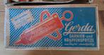 Vintage gerda  slagroomspuit met toebehoren in doos, Ophalen of Verzenden