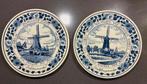 'Royal Goedewaagen "Blue Delft" wandborden met molens., Ophalen of Verzenden