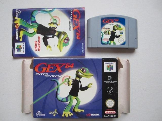 Gex enter the gecko N64 Nintendo 64, Spelcomputers en Games, Games | Nintendo 64, Gebruikt, Platform, 1 speler, Vanaf 3 jaar, Ophalen of Verzenden
